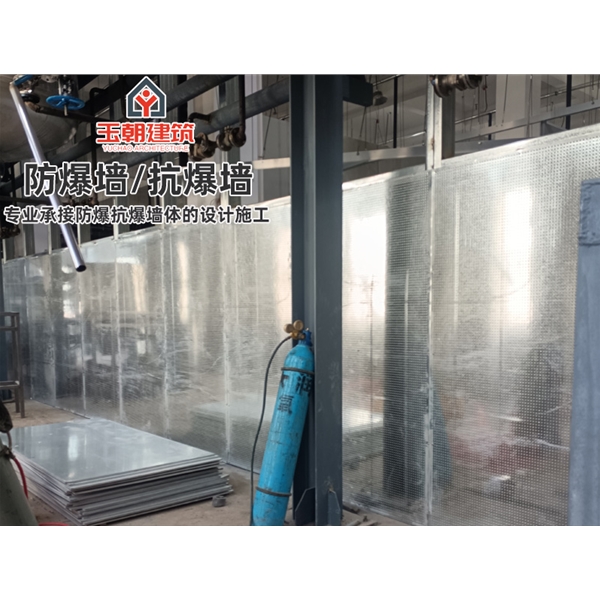 招远纤维复合钢板抗爆墙定制 轻质防爆墙施工安装一条龙服务