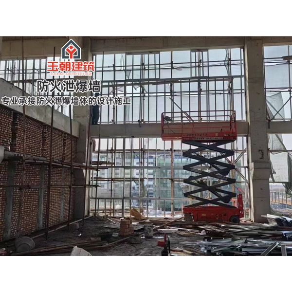 招远泄爆墙板生产供应 化工纤维增强水泥板泄压泄爆墙施工免费设计